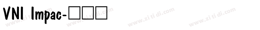 VNI Impac字体转换